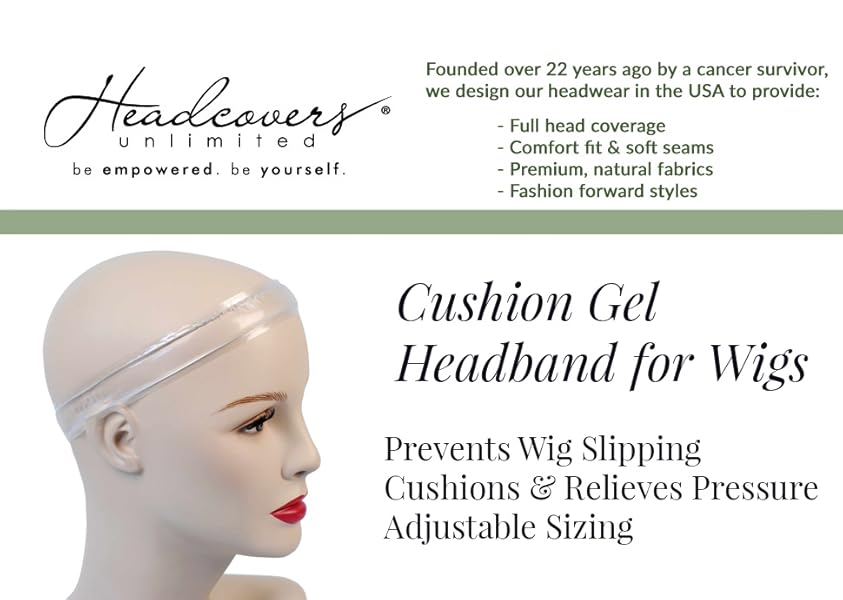 Cardani Cushion Band Gel Headband for Wigs Comfort Wig