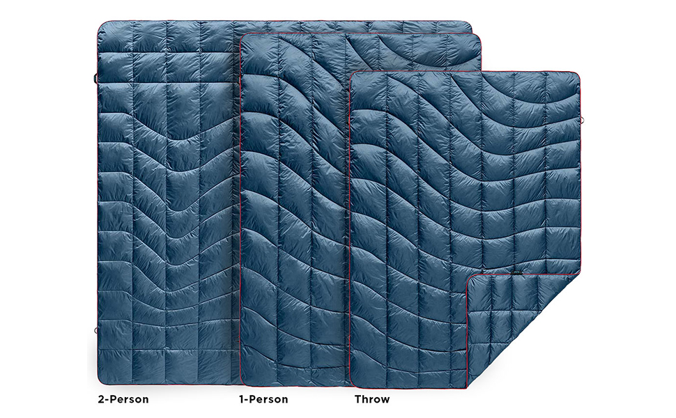Rumpl The Down Blanket Outdoor Down Camping Blanket