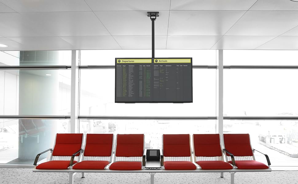 Amazon Com Kanto Cm600 Telescoping Ceiling Tv Mount For 37 To 70