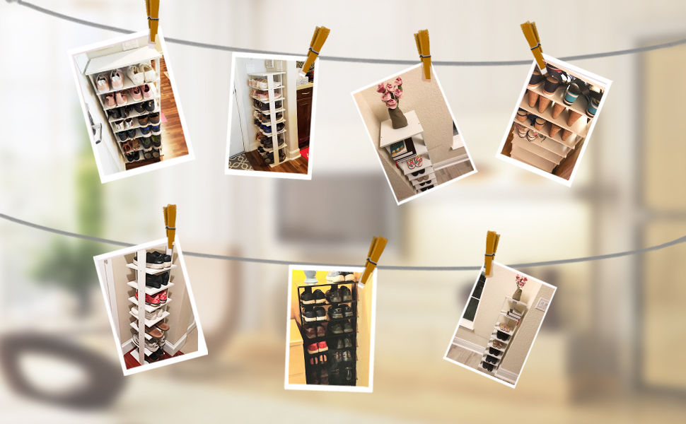 Amazon.com: Tangkula Wooden Shoes Racks, Entryway Shoes 