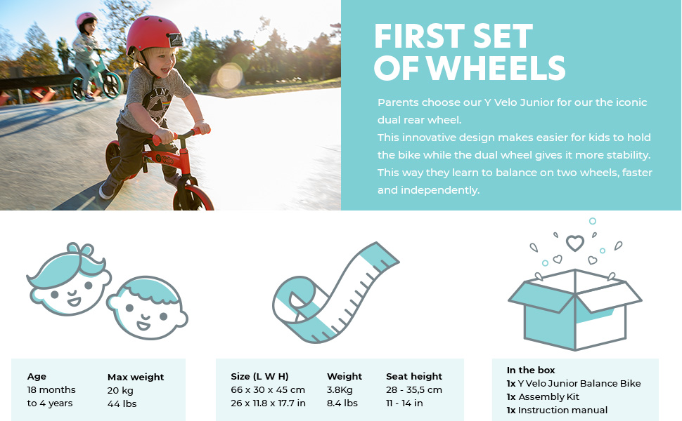 yvolution velo junior balance bike