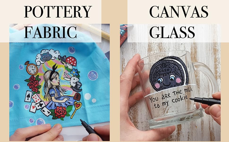 Acrylic Paint Pens for Rock Painting, Stone, Ceramic, Glass, Wood