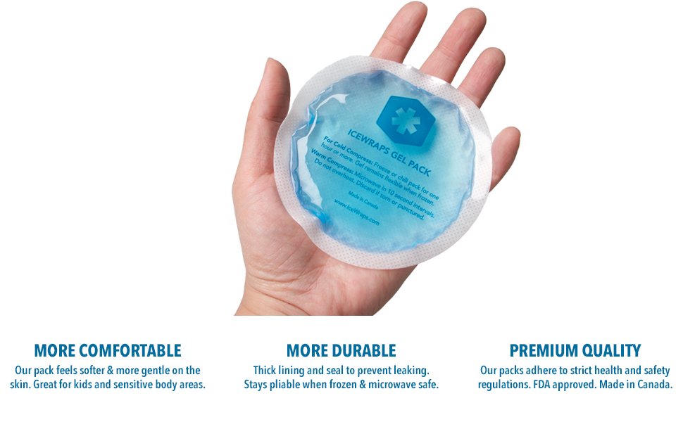 small gel ice pack is convenient and comfortable to use as part of your beauty and health routine