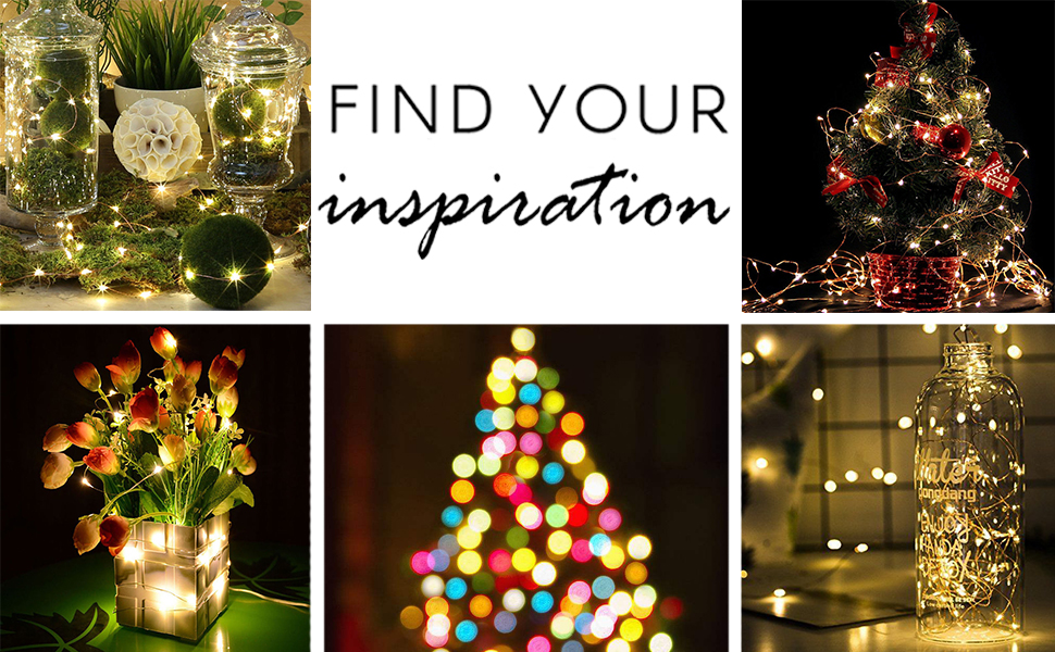 Ehome Fairy String Lights, 6 Pack Fairy Lights Battery