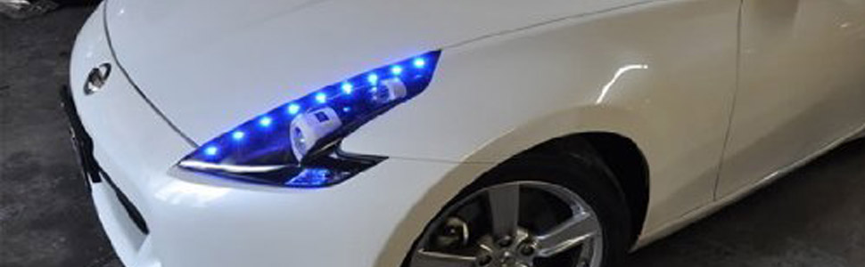 12V LED Emitter Lights For Headlights, Turn Signal Lights Retrofit DIY Use