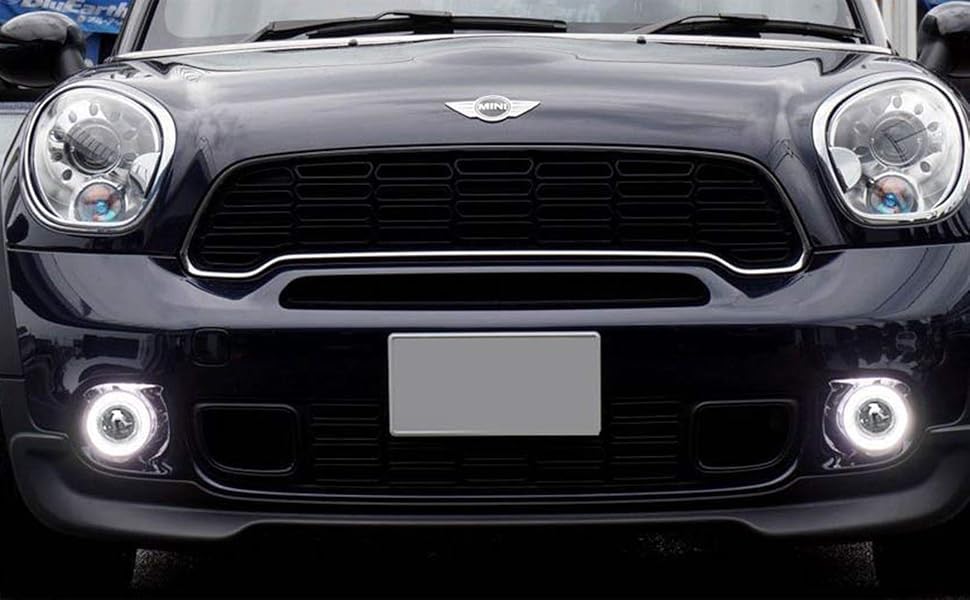 iJDMTOY Direct Fit LED Daytime Running Light Kit Compatible With MINI