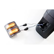 Smoked Lens Switchback LED Side Mirror Marker Lights 2008-16 Ford F-250 F-350 F-450 F-550 Super Duty