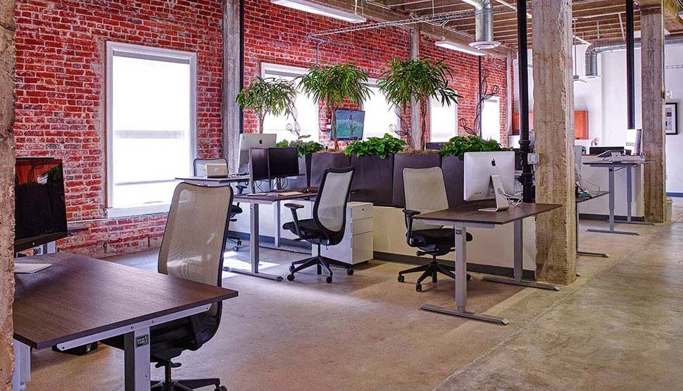 The Original ModTable Hand Crank Standing Desk Table with