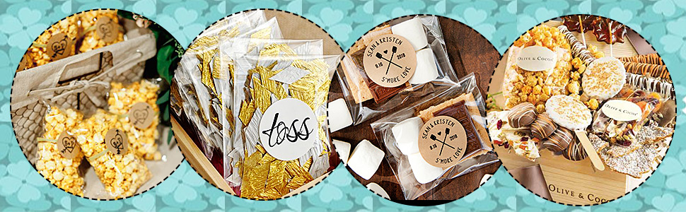 Tomnk 350pcs 4.5 x 6.5 Inches Clear Resealable Cello Bags Cellophane Bags, Candy Bread Chocolate Jelly Cookie Poly Bags