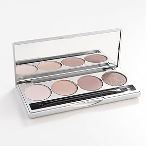 natural eye shadow palette, nude, neutral, vegan, cruelty free, gluten free, paleta, naked, morphe