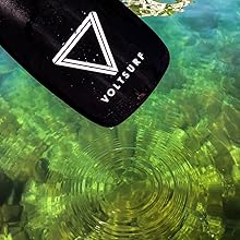 VOLTSURF volt surf isup inflatable paddle board 3 pc piece adj adjustable aluminum