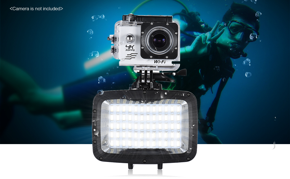 Andoer 40m Underwater led Video Light,Waterproof