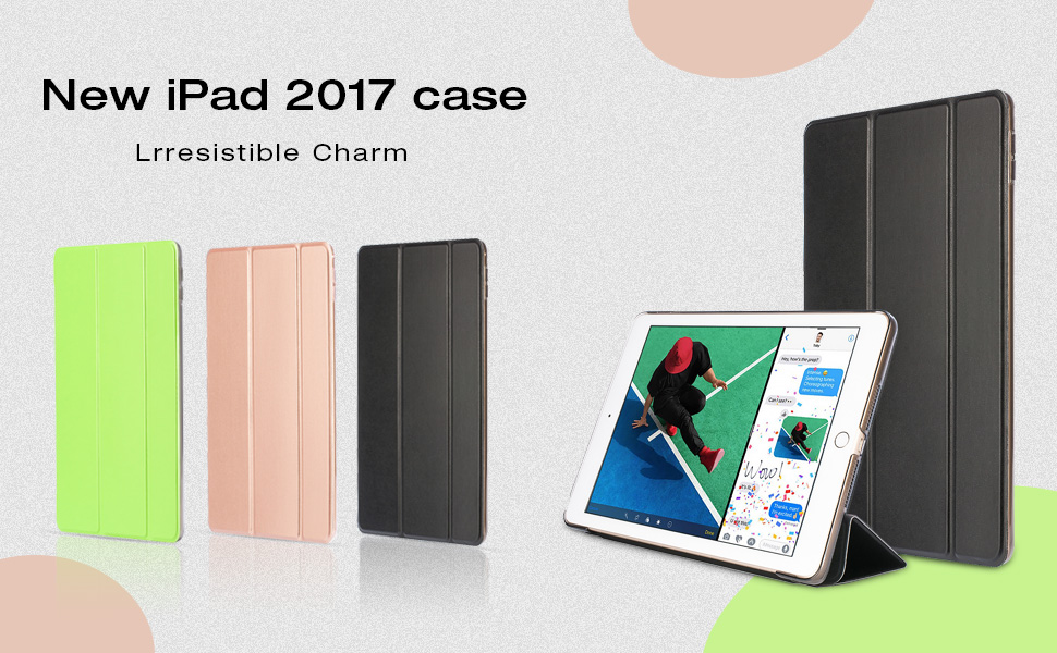 iPad 2017 Case 9.7 inch NEESI Premium Synthetic PU Case
