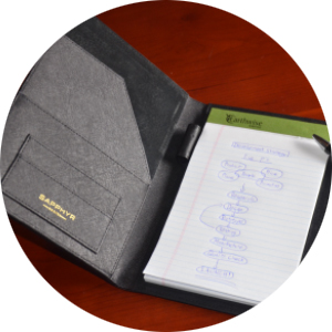 jr padfolio small business leather saffiano