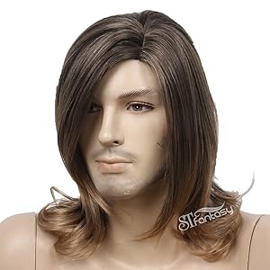 Amazon Com Stfantasy Wig For Men Male Guy Medium Length Long