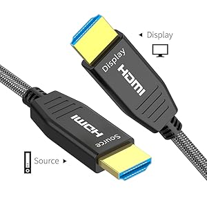HFPRO Active Fiber Optic HDMI 2.0b Cable NYLON BRAIDED
