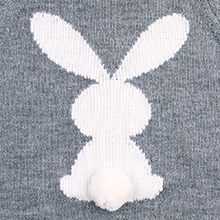 knitted bunny romper