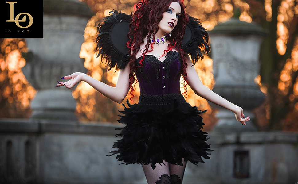 feather skirt amazon