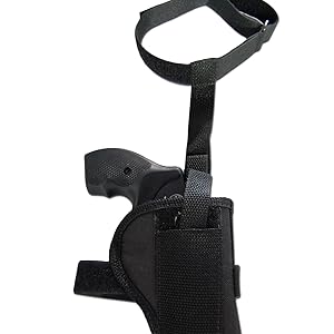 Amazon Com Barsony Black Nylon Ankle Holster For S W 10 12 13 34 63 Left Hunting Gun Holders Sports Outdoors