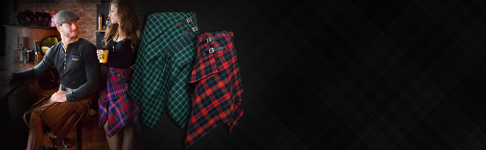 Ladies Tartan Plaid Skirt