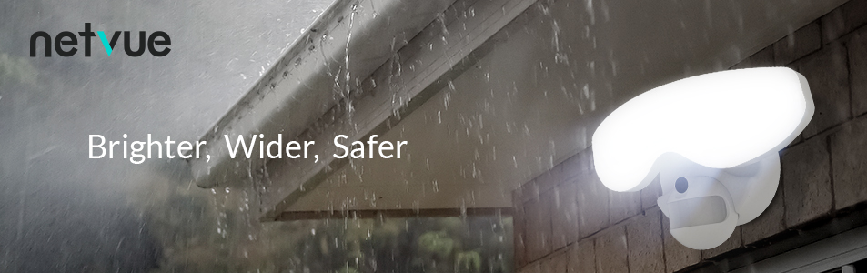 Netvue Smart LED Floodlight Camera, IoT, Home Security, ring, nest, amazon