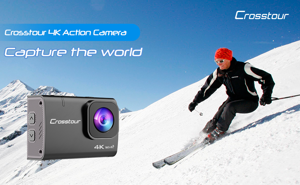 Crosstour Crosstour Action Camera Ultra Hd 4K 20Mp WiFi