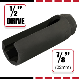 1/2 inch drive 22mm oxygen sensor socket O2 sensor removal