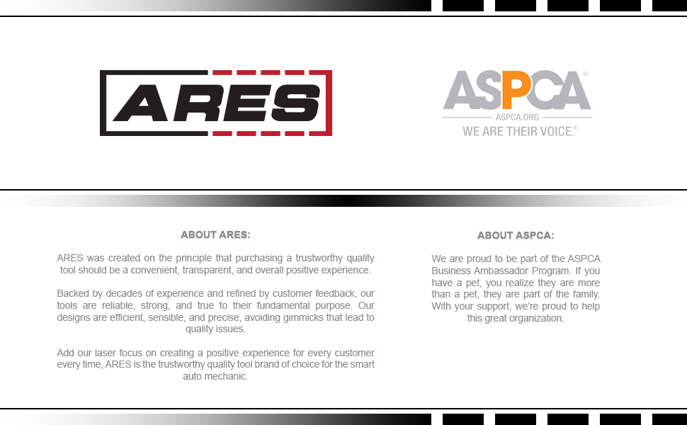 ARES is a proud ASPCA supporter