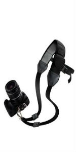 black camera strap sling shoulder neck support hiking walking