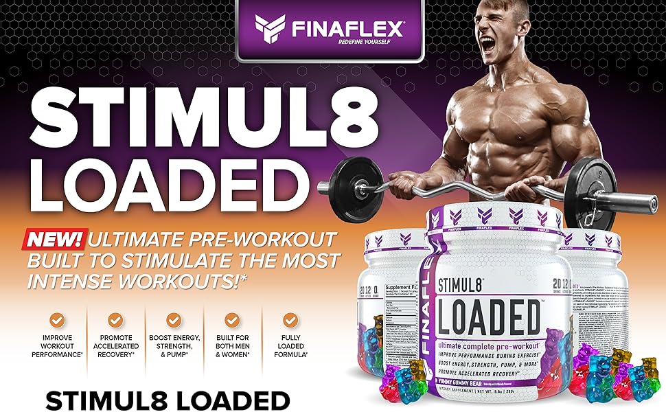 Finaflex Stimul8 Loaded Yummy Gummy Bear