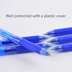 erasable pens blue