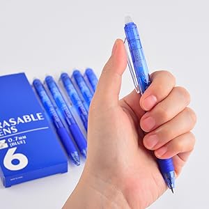 erasable blue pens