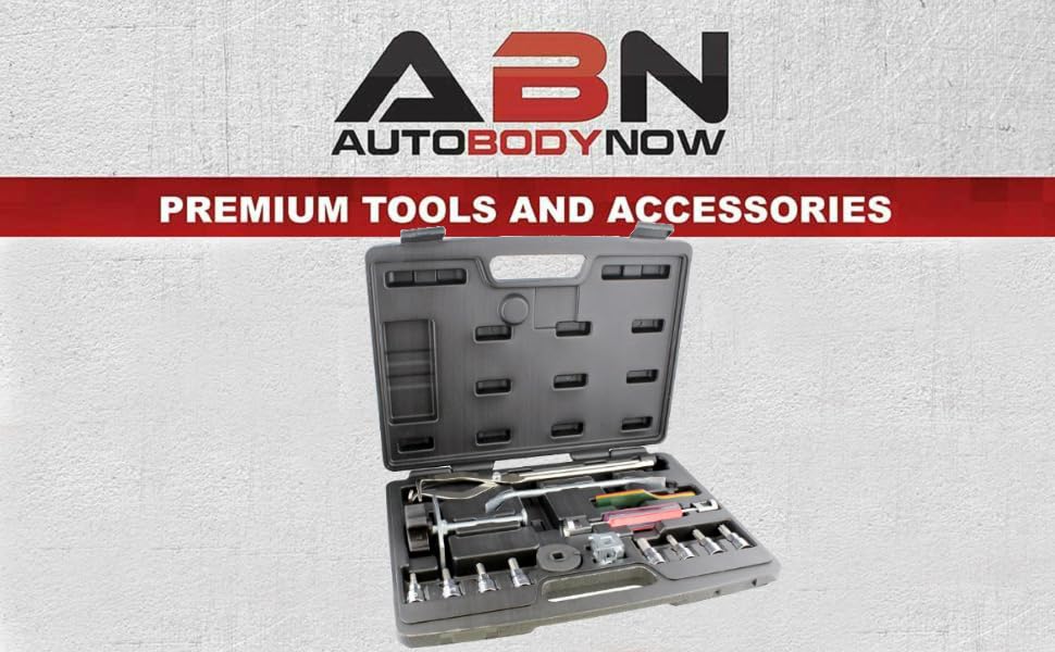 ABN Brake Tools 15Piece Brake Kit with Brake Caliper Tool, Brake Drum