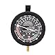 close up of vacuum pressure gauge