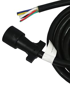 Amazon.com: ABN Roj 7 Way Plug Inline Trailer Cord, 10 ... plug in simple vehicle wiring kit 