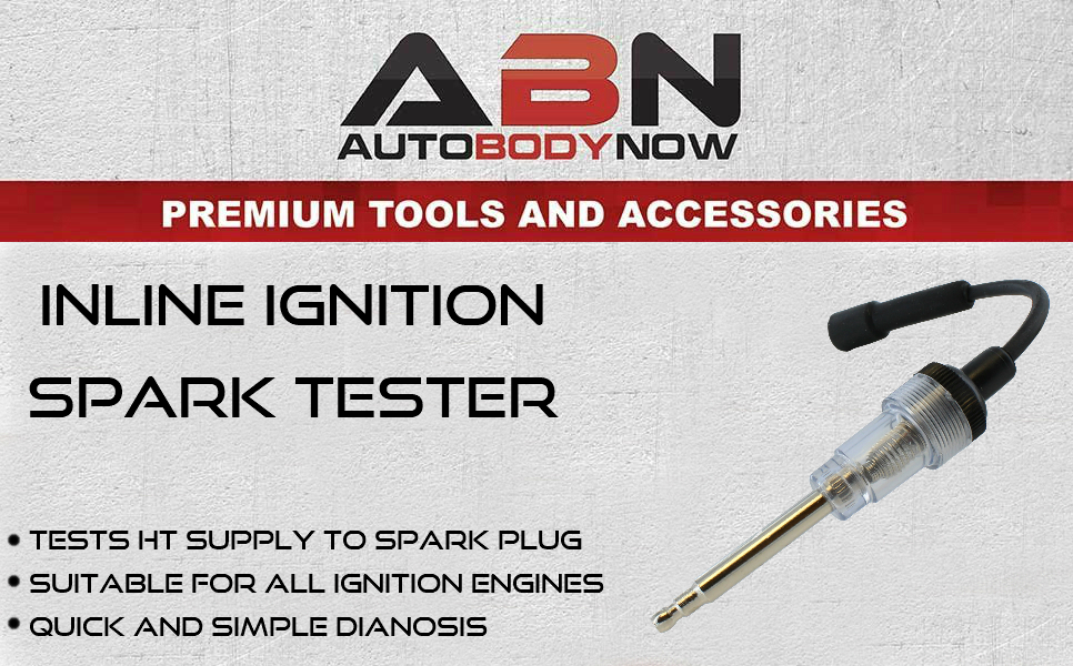 ABN Inline Spark Plug Tester and Coil Tester Tool Straight Boot