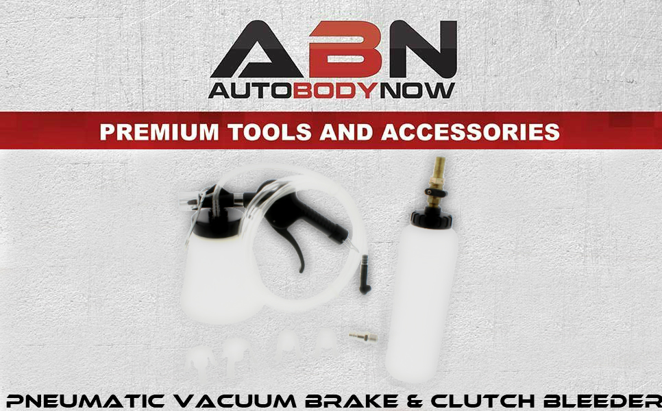 ABN Pneumatic Vacuum Brake and Clutch Bleeder Kit, 0.75 Liter Master