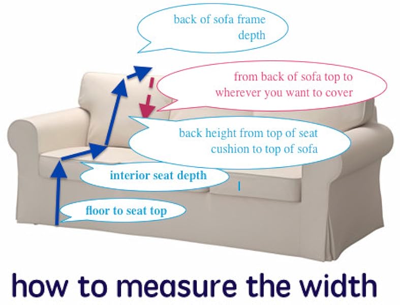 KARUILU home Sofa Throws 1 Piece Heavy Fabric Sofa