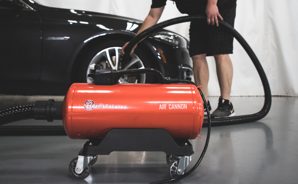 Adam's Air Cannon Car Dryer High Powered Vehicle Blower Safely Dries Your Entire