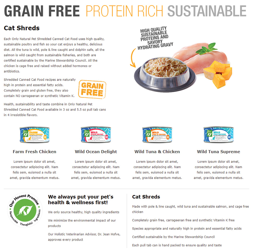 Only Natural Pet Wild Tuna Supreme Holistic Grain Free