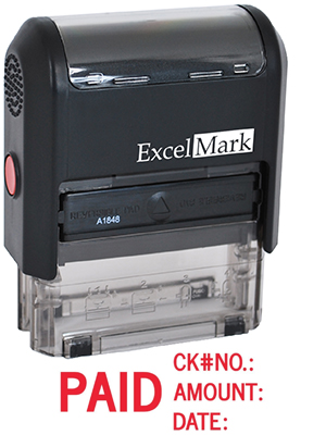 Amazon.com : ExcelMark Paid with Check No., Amount, Date