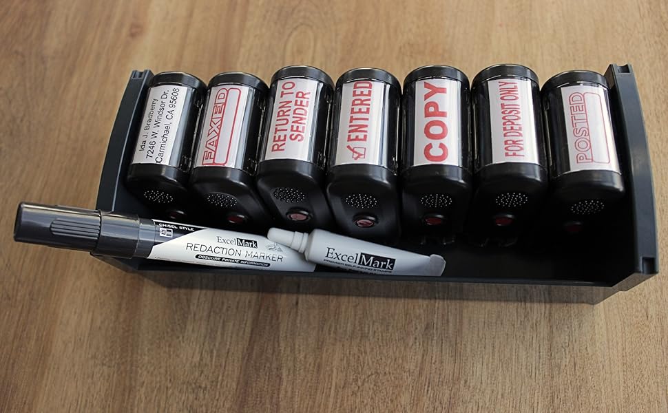 ExcelMark Rubber Stamp Tray/Date Stamp Storage Tray Office Products