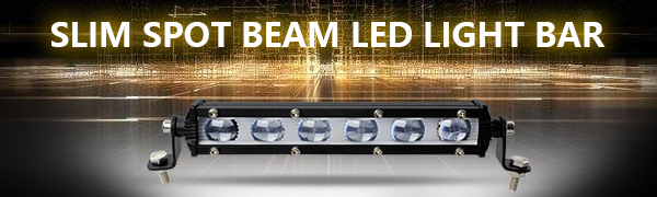 Slim Spot Beam LED Light Bar