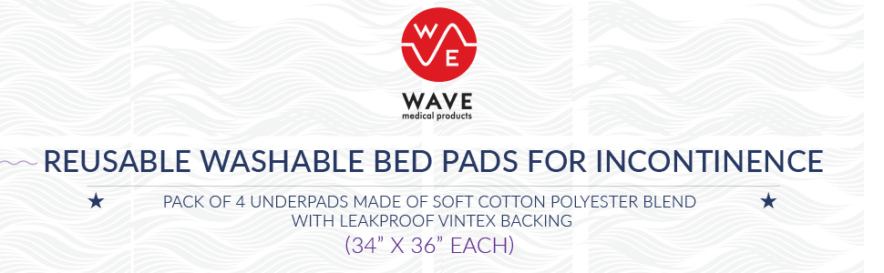 reusable washable bed pads for incontinence