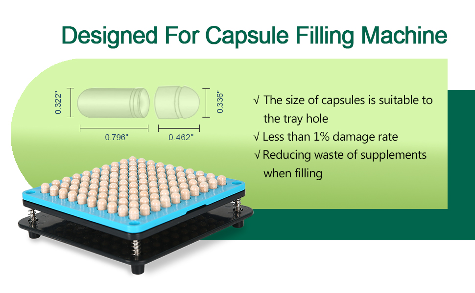 Standard Size Fits for Capsule Filling Machine