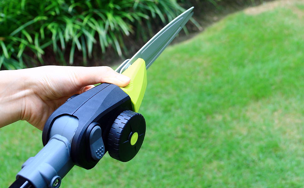 ORIENTOOLS Swivel Grass Shears with 37Inch Aluminum Long