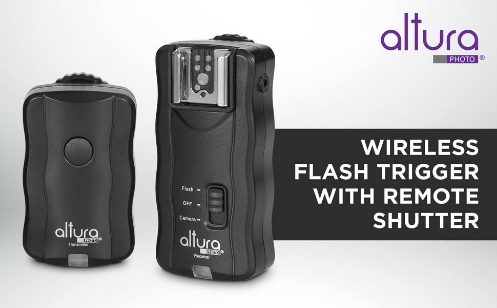 Altura Photo Wireless Flash Trigger for Nikon w/Remote