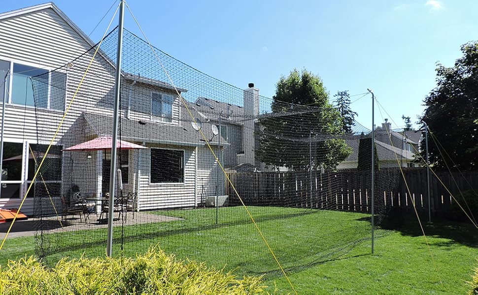 Amazon Com Jugs Hit At Home Backyard Batting Cage Compact 45