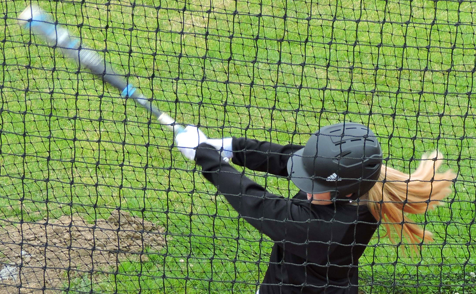 Jugs Batting Cage Nets 27 Twisted Knotted Black