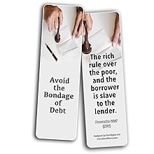 Christian Bookmarks for Biblical Financial Principles Series 4